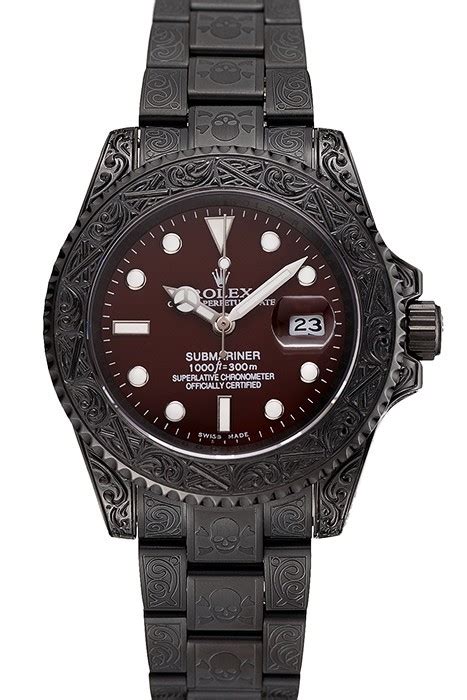 rolex submariner skull limited vintage edition black dial|rolex submariner date 126619.